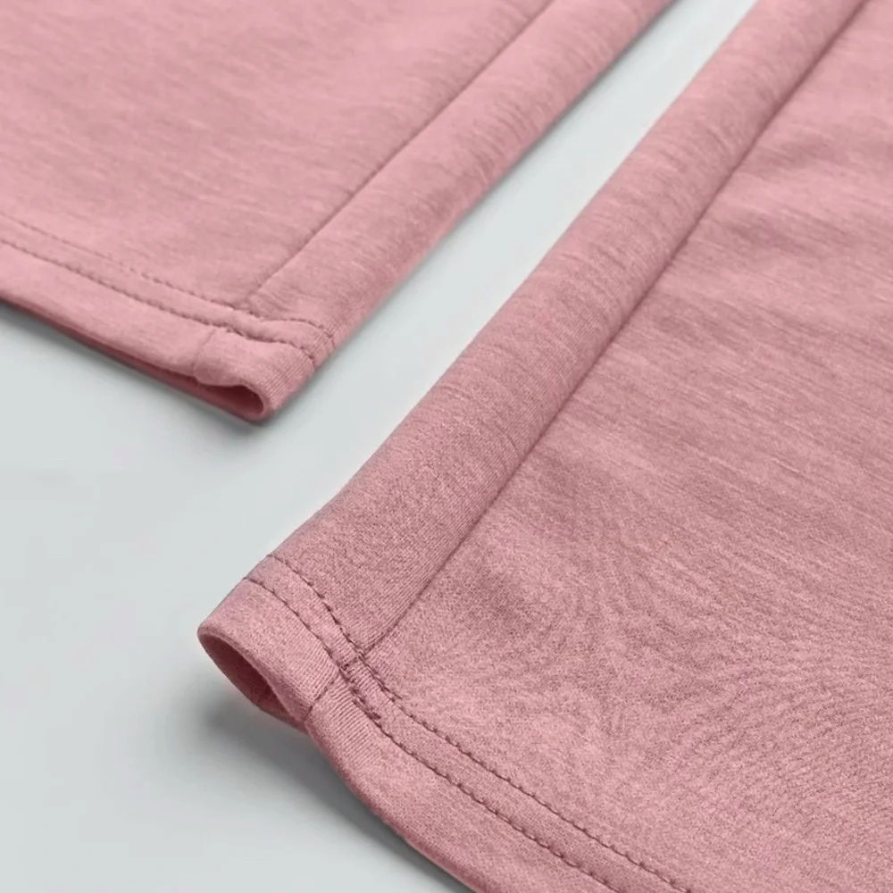 Pink Sleeveless Top and Wide-Leg Pants Set